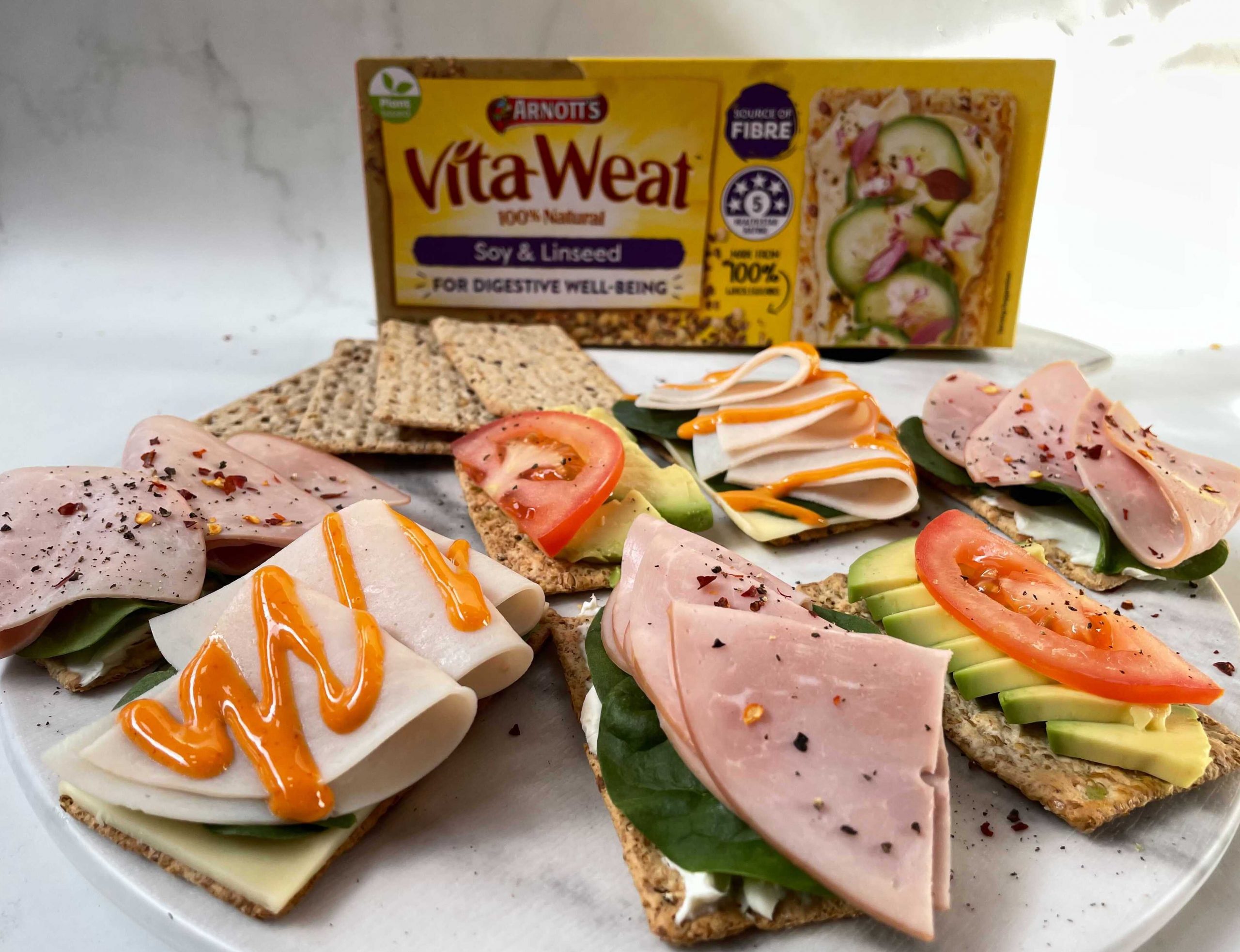 Vita-Weat toppings for easy lunch