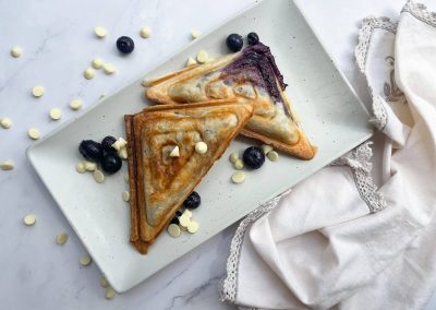 Blueberry White Choc Jaffle