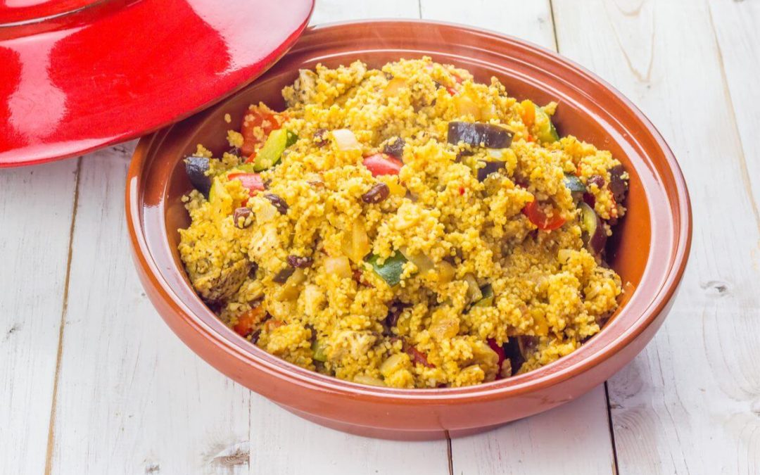 Haloumi & Roast Veg Couscous Salad