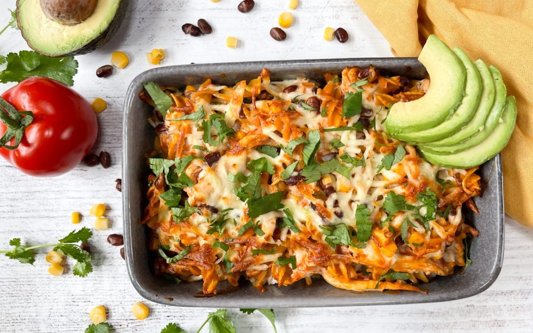 Mexican Chicken Pasta Bake