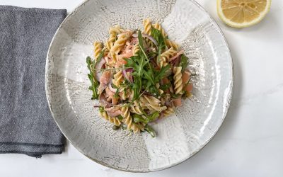 Smoked Salmon & Rocket Pasta Salad