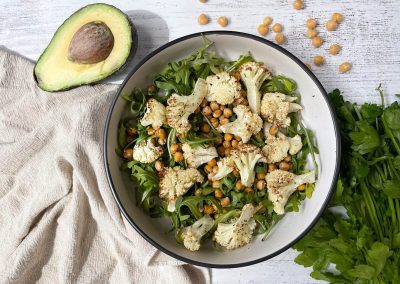 Green Goddess Chickpea & Cauliflower Salad