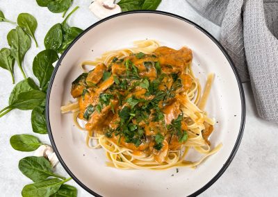 Vegan Creamy Stroganoff