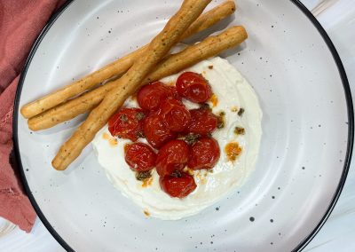 Whipped Feta Dip with Roast Cherry Tomatoes