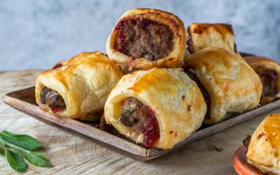 Chicken, Cranberry & Sage Sausage Rolls