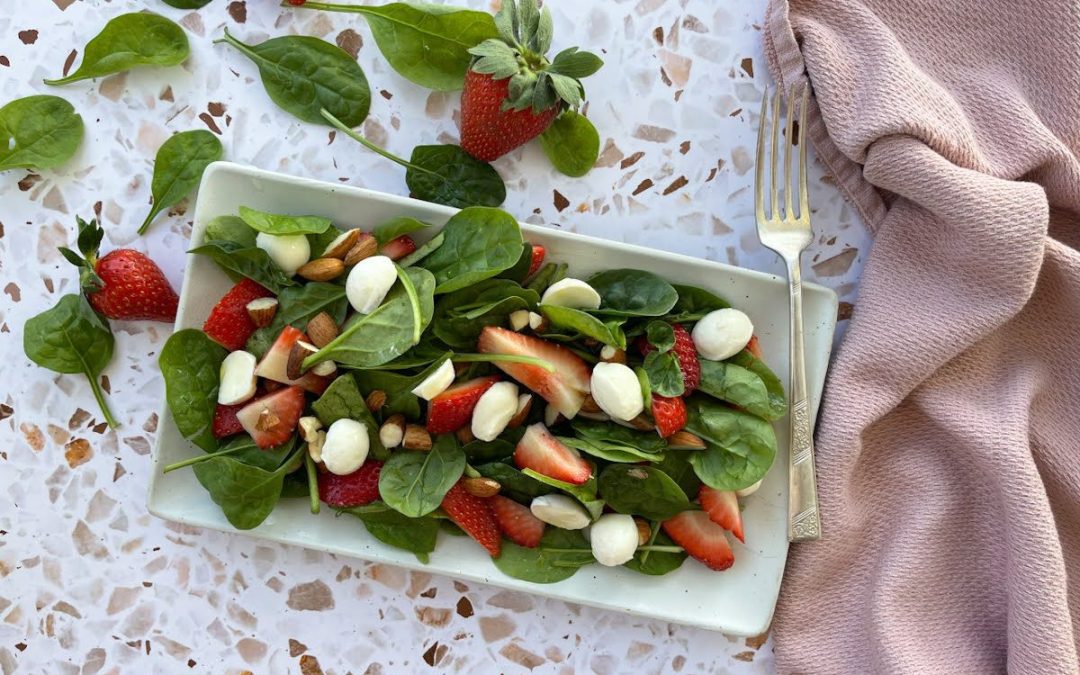 Bocconcini Recipes: Strawberry, Bocconcini and Balsamic Salad