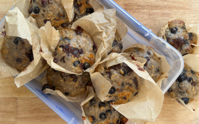 Blueberry & Choc Chip Protein Muffins: A Healthy, High-Protein Snack for Weight Loss