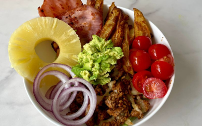 Summer Burger Bowl: A Lighter, Healthier Take on Your Favourite Burger.