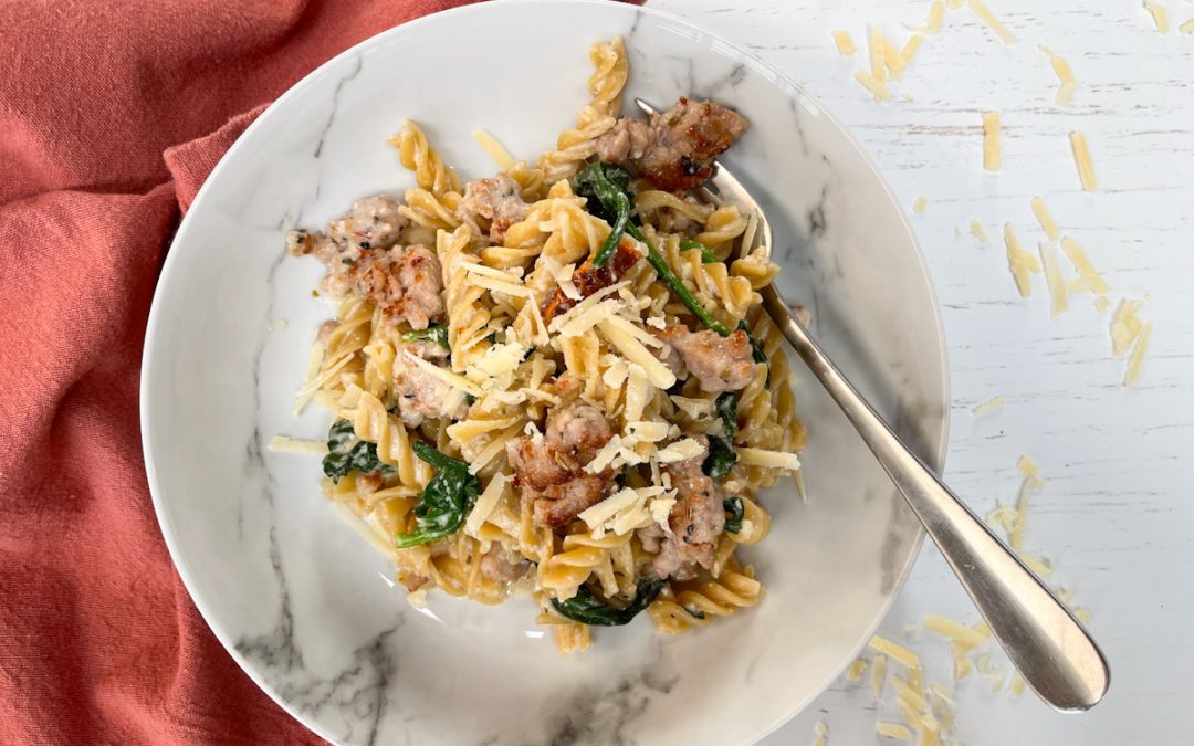 Creamy Tuscan Sausage Pasta