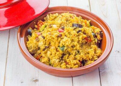 Haloumi & Roast Veg Couscous Salad