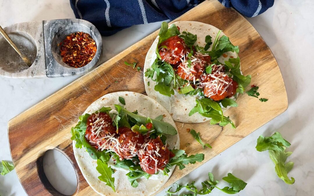 Italian Meatball Tacos