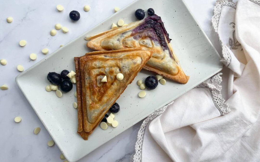 Blueberry White Choc Jaffle