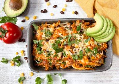 Mexican Chicken Pasta Bake