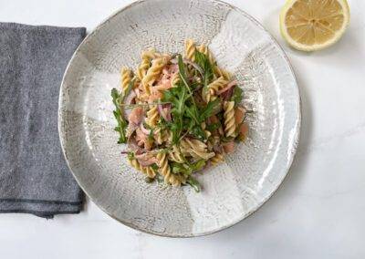 Smoked Salmon & Rocket Pasta Salad