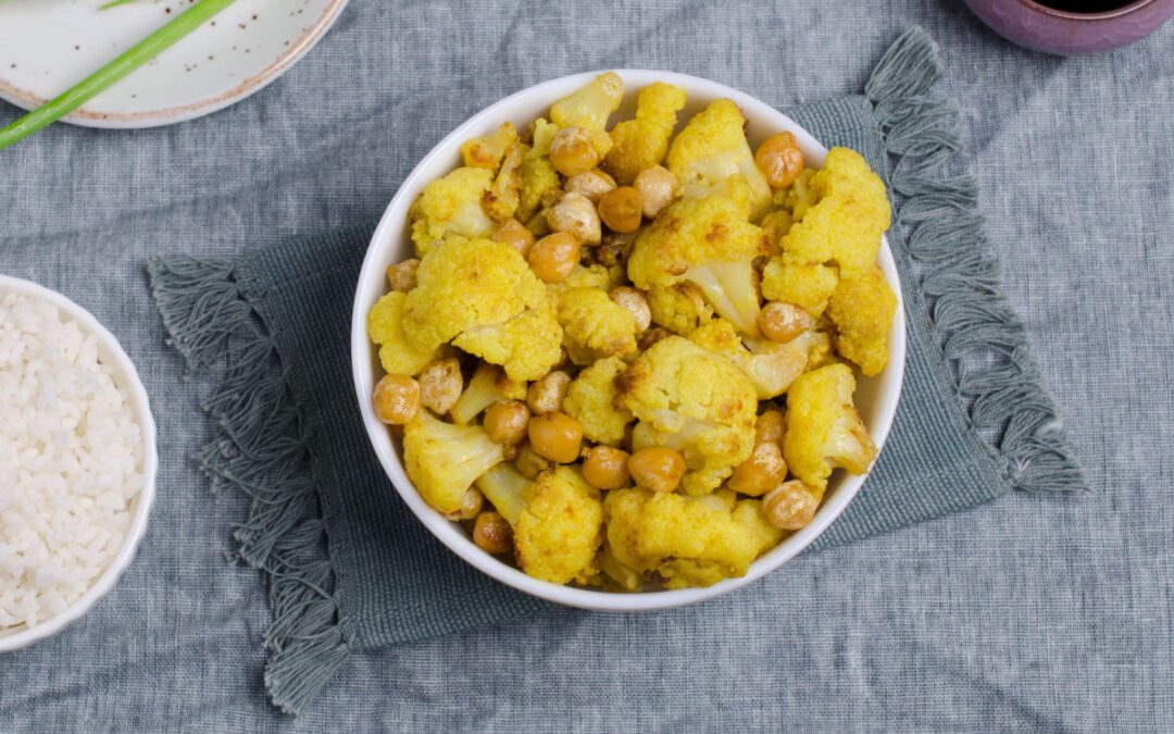 Yellow Chickpea Cauliflower Curry