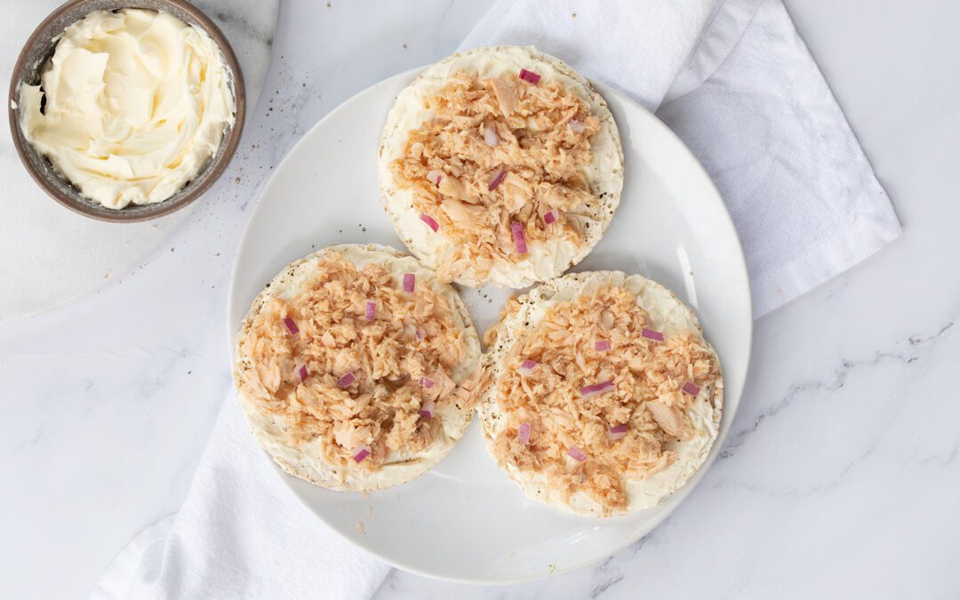 Tuna & Mayo on Corn Thins