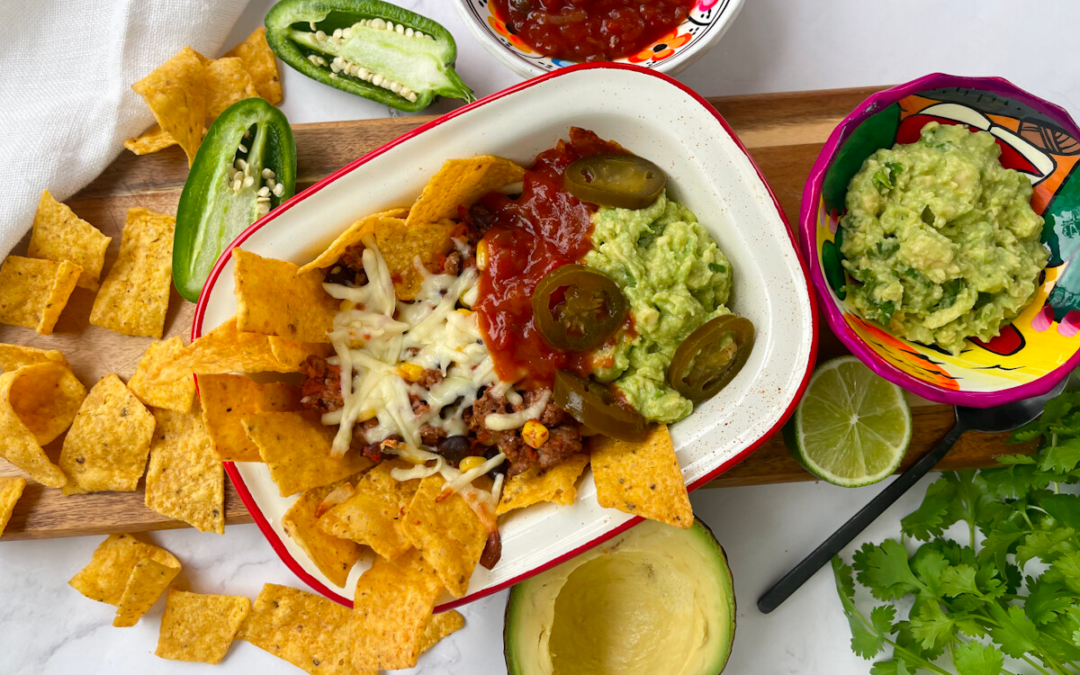 Mexican Dips Recipes: Nachos with Jalapeno Guacamole