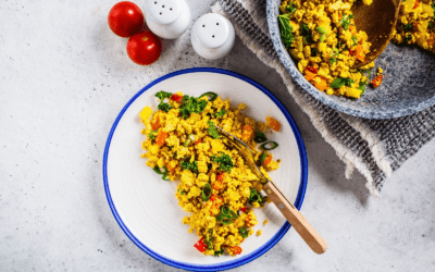 Bruschetta Tofu Scramble