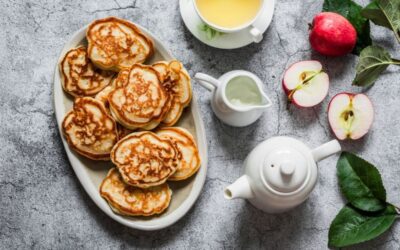 Cinnamon Apple Protein Pancakes