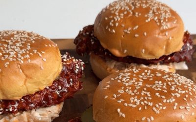 Spicy Korean Fried Chicken Burger: Crispy, Tangy, and Packed with Flavour!