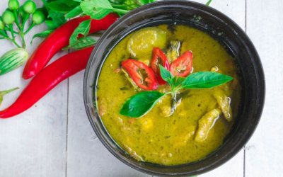 Comforting Thai Chicken & Eggplant Yellow Curry: A Delicious and Balanced Meal with equ