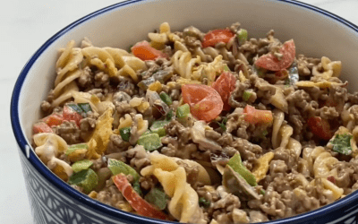 Loaded Mexican Pasta Salad: A Fiesta in a Bowl 🌮🥗