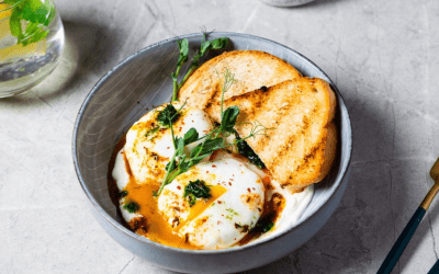 Turkish Eggs with Whipped Feta: A High-Protein, Flavourful Breakfast