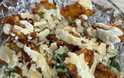 Crispy Potato Caesar Salad – High-Protein, Easy & Delicious