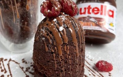 Protein Nutella Mug Cake (Ready in 1 Minute!)