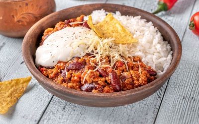 Mexican Beef and Rice Bowl
