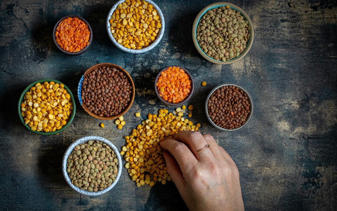 lentils to improve gut health.
