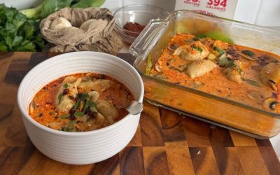 Laksa Dumpling Dump & Bake Recipe – Easy One-Pan Comfort Food