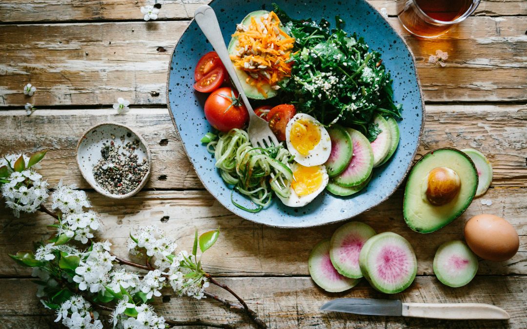 A bowl of whole foods good for the gut