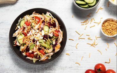 Crunchy Noodle Chicken Salad: The Ultimate High-Protein, Fresh & Easy Lunch