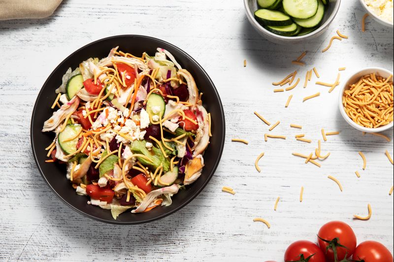 Crunchy Noodle Chicken Salad