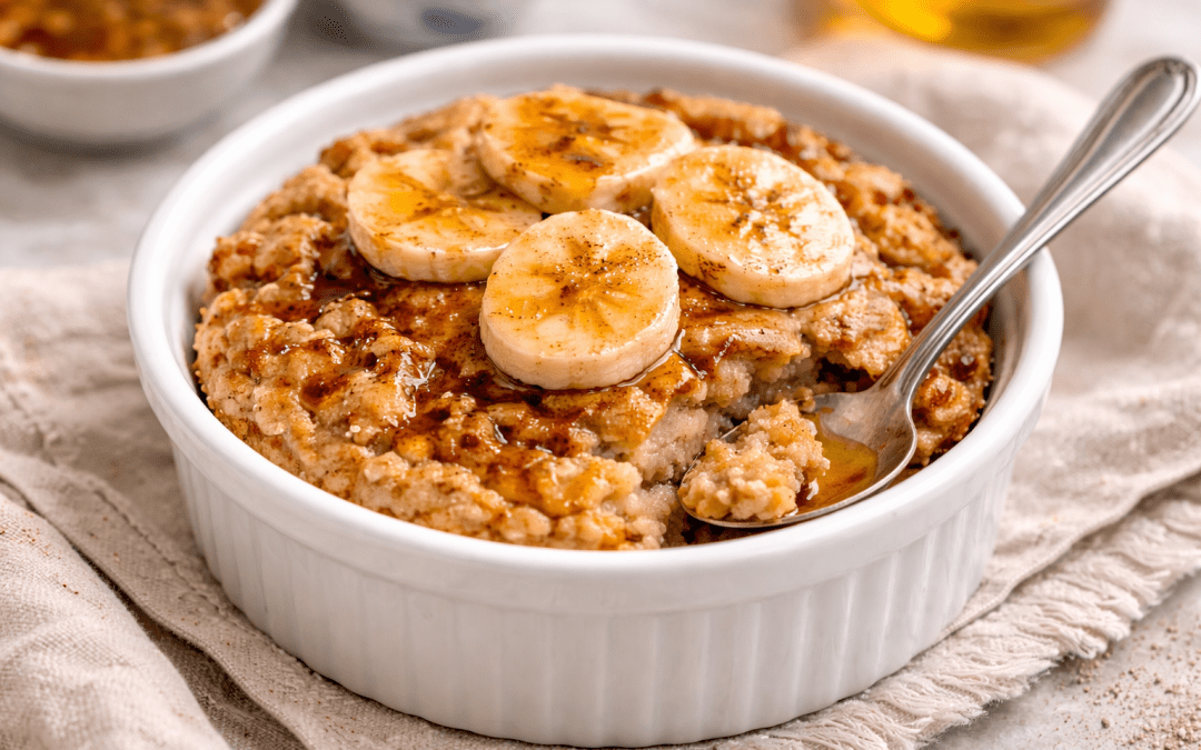 Banana Bread Pancake Bowl