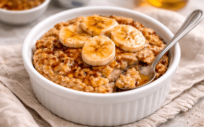 Banana Bread Pancake Bowl