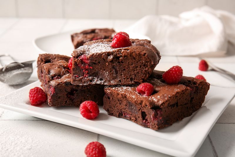 Chocolate & Raspberry Brownie
