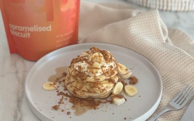 Biscoff Protein Pancakes | High-Protein Sweet Breakfast