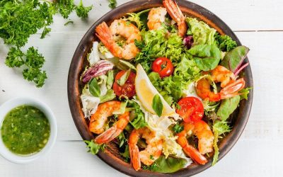 Asian Style Prawn Salad | High-Protein Summer Lunch Recipe