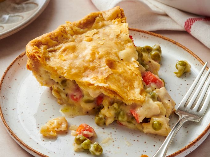 Chicken, Bacon & Vegetable Pot Pie (Healthy Comfort Dinner)