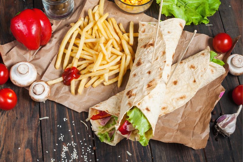 chicken cali burrito