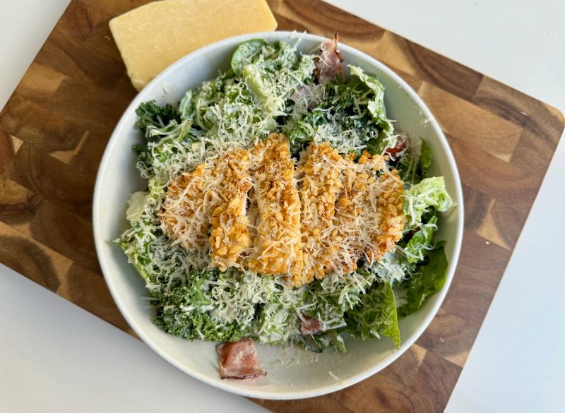 Crispy Chicken Caesar Salad